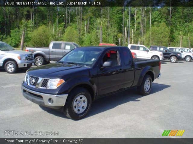 2008 Nissan Frontier SE King Cab in Super Black