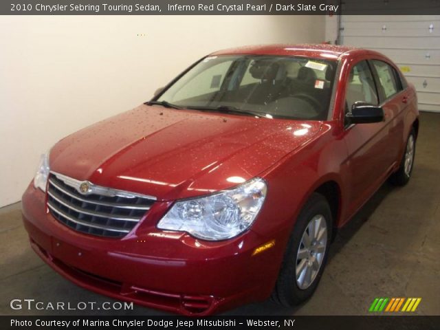 2010 Chrysler Sebring Touring Sedan in Inferno Red Crystal Pearl