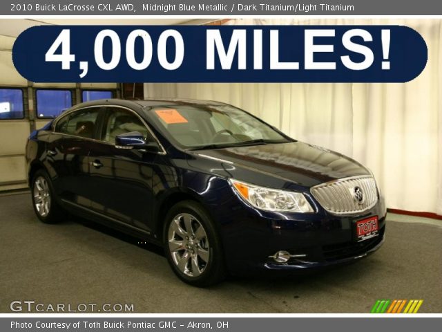 2010 Buick LaCrosse CXL AWD in Midnight Blue Metallic