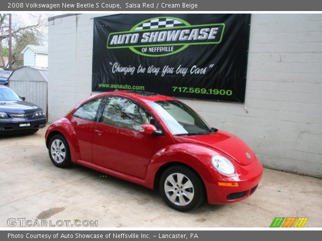 2008 Volkswagen New Beetle S Coupe in Salsa Red