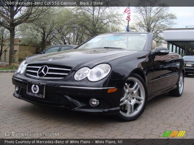 2008 Mercedes-Benz CLK 550 Cabriolet in Black