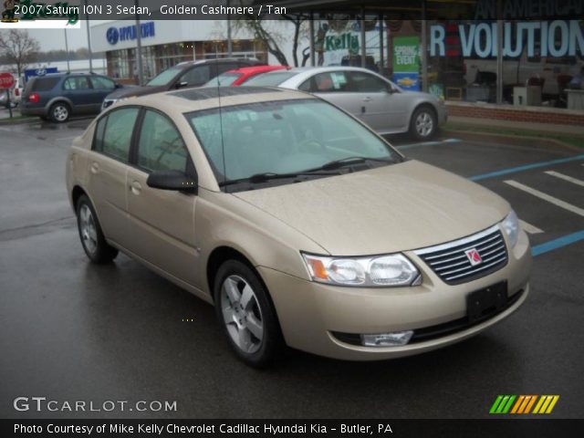 2007 Saturn ION 3 Sedan in Golden Cashmere