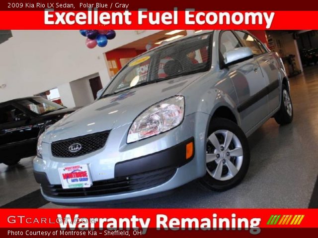 2009 Kia Rio LX Sedan in Polar Blue