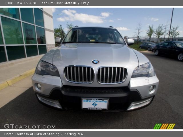 2008 BMW X5 4.8i in Titanium Silver Metallic