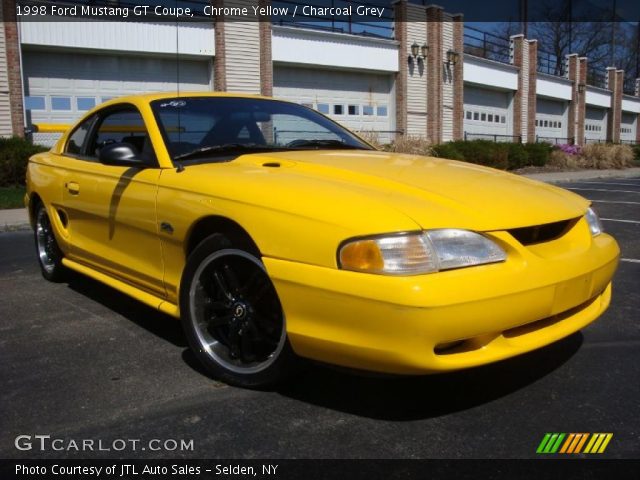 1998 Ford Mustang GT Coupe in Chrome Yellow