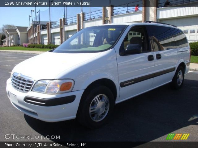 Bright White 1998 Chevrolet Venture Neutral Interior