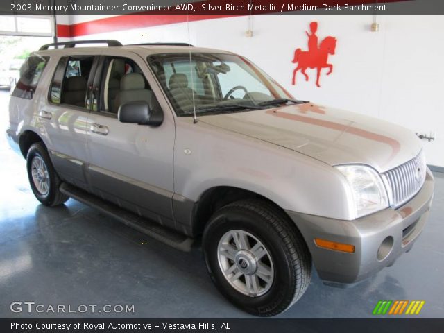 2003 Mercury Mountaineer Convenience AWD in Silver Birch Metallic