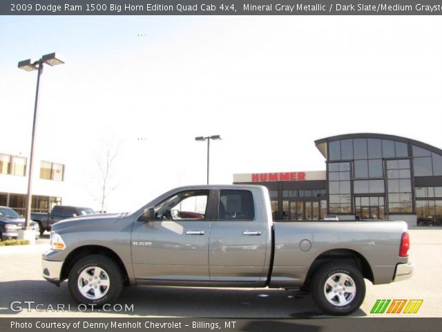 2009 Dodge Ram 1500 Big Horn Edition Quad Cab 4x4 in Mineral Gray Metallic
