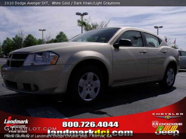 2010 Dodge Avenger SXT in White Gold