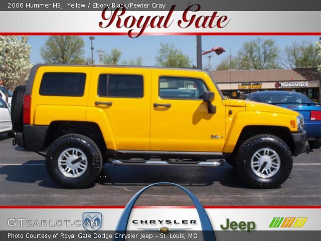 2006 Hummer H3  in Yellow