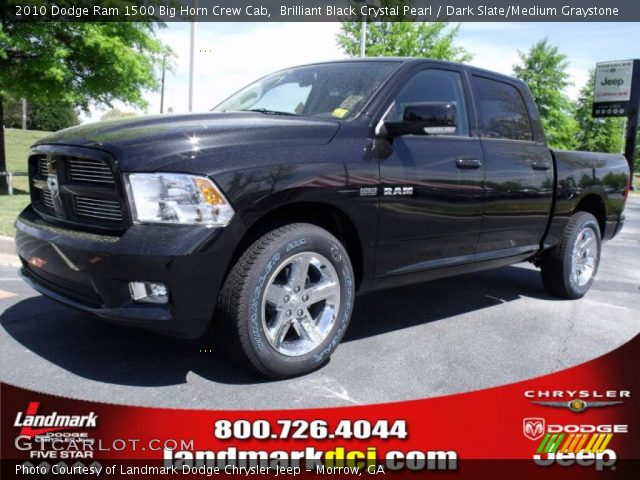 2010 Dodge Ram 1500 Big Horn Crew Cab in Brilliant Black Crystal Pearl