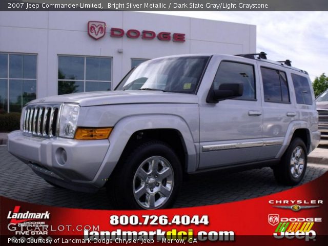 2007 Jeep Commander Limited in Bright Silver Metallic