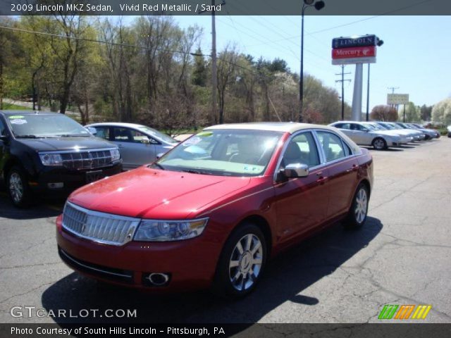 2009 Lincoln MKZ Sedan in Vivid Red Metallic