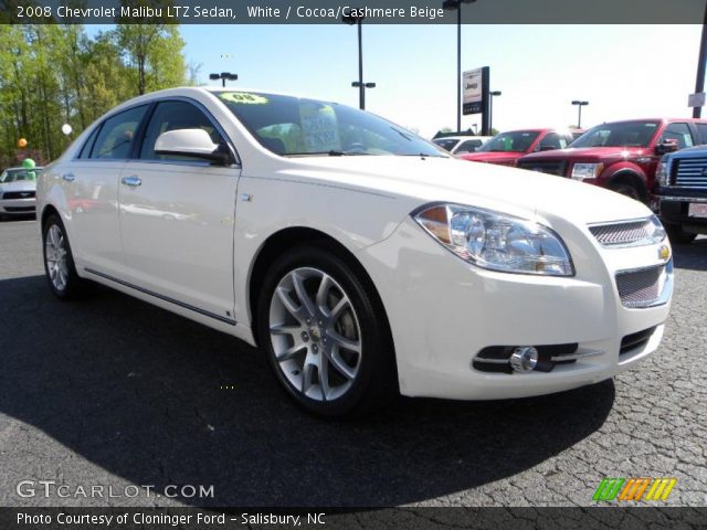 2008 Chevrolet Malibu LTZ Sedan in White
