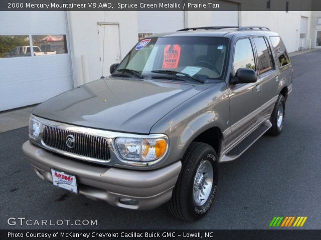 2000 Mercury Mountaineer V8 AWD in Spruce Green Metallic