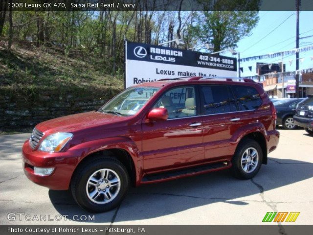 2008 Lexus GX 470 in Salsa Red Pearl