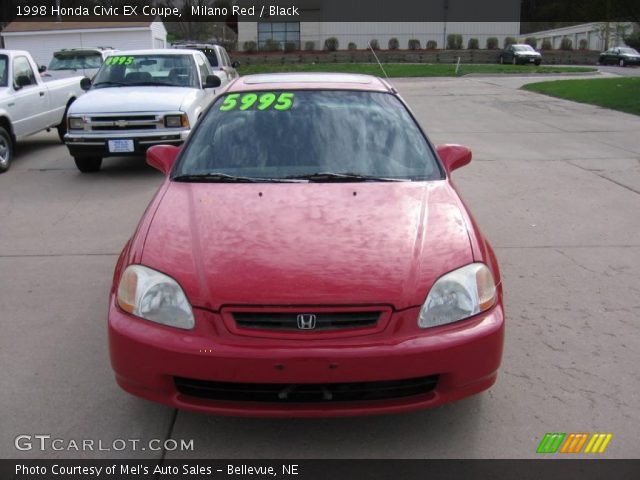 1998 Honda Civic EX Coupe in Milano Red