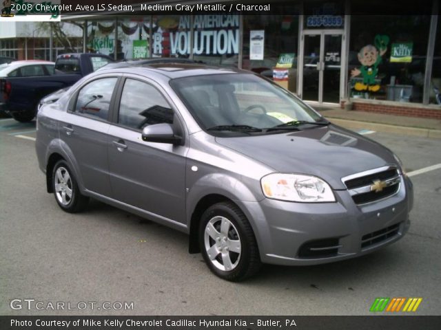 2008 Chevrolet Aveo LS Sedan in Medium Gray Metallic