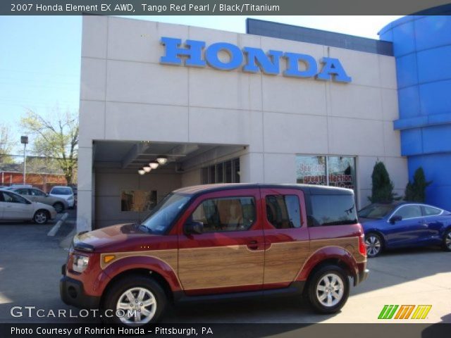 2007 Honda Element EX AWD in Tango Red Pearl