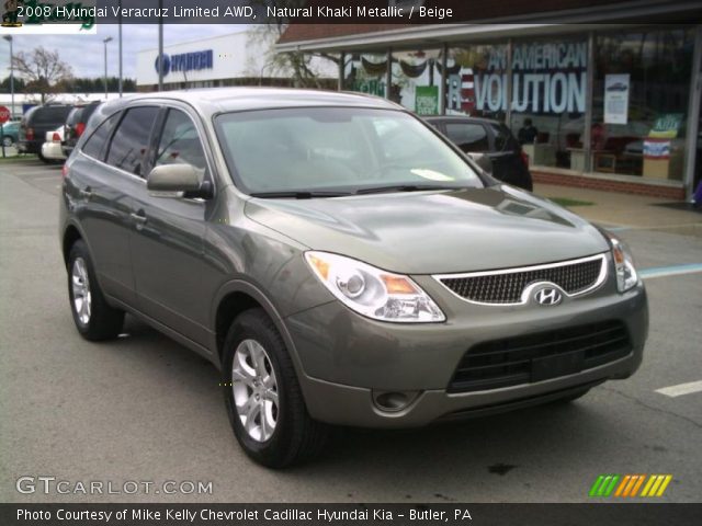 2008 Hyundai Veracruz Limited AWD in Natural Khaki Metallic