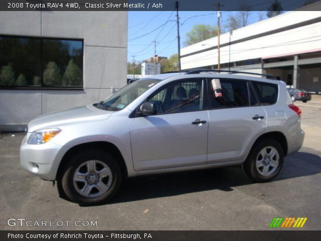 2008 Toyota RAV4 4WD in Classic Silver Metallic