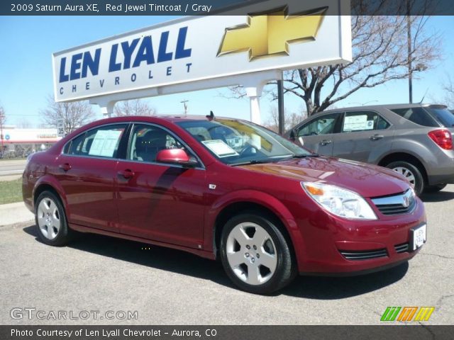 2009 Saturn Aura XE in Red Jewel Tintcoat