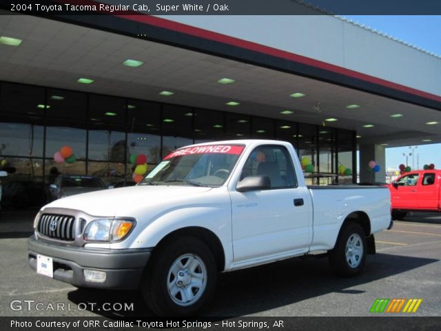 2004 Toyota Tacoma Regular Cab in Super White