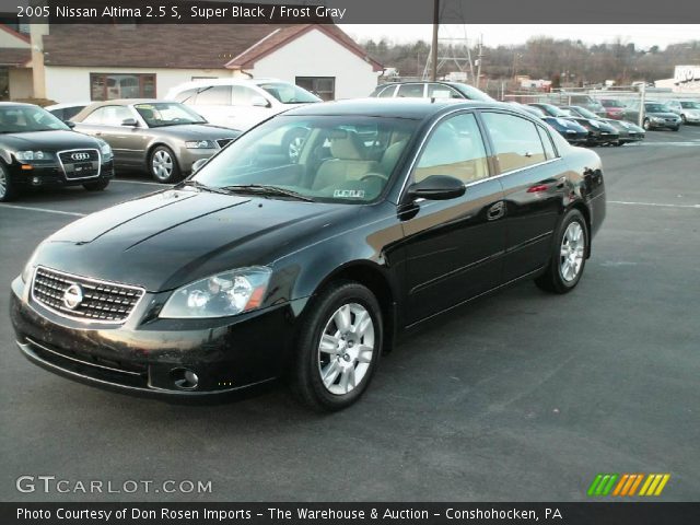 2005 Nissan Altima 2.5 S in Super Black