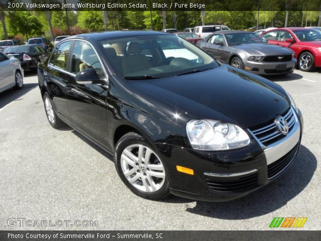 2007 Volkswagen Jetta Wolfsburg Edition Sedan in Black