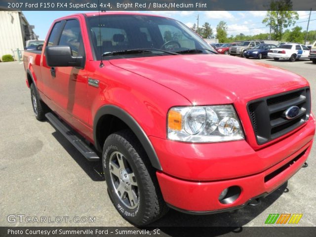 2007 Ford F150 FX4 SuperCab 4x4 in Bright Red