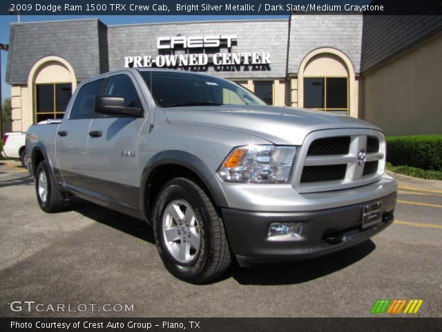 2009 Dodge Ram 1500 TRX Crew Cab in Bright Silver Metallic
