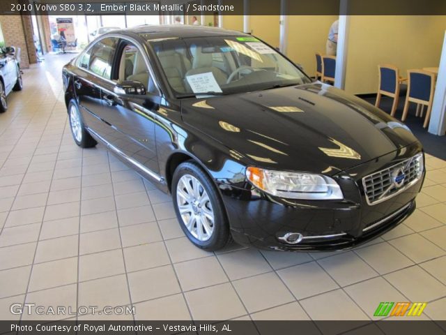 2010 Volvo S80 3.2 in Ember Black Metallic