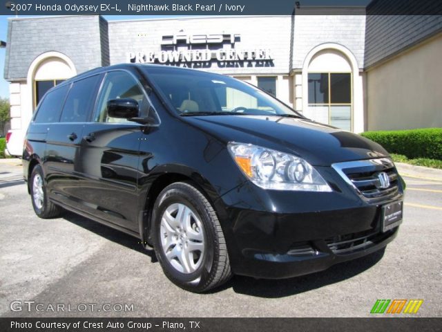 2007 Honda Odyssey EX-L in Nighthawk Black Pearl