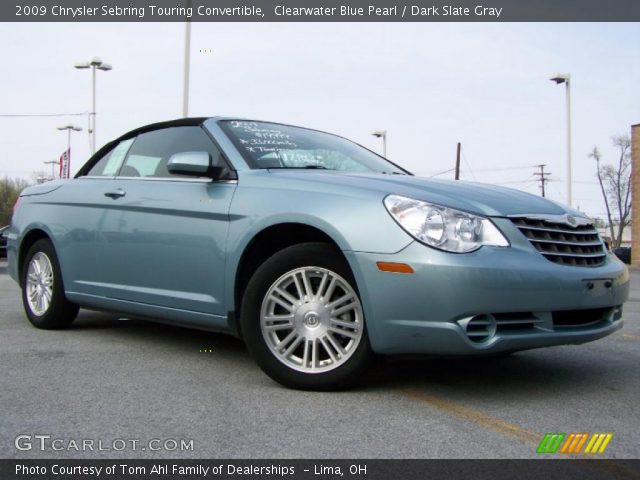 2009 Chrysler Sebring Touring Convertible in Clearwater Blue Pearl