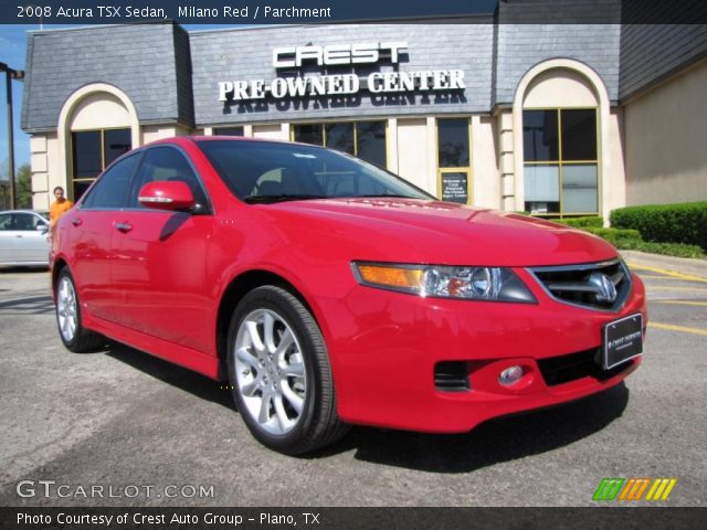 2008 Acura TSX Sedan in Milano Red