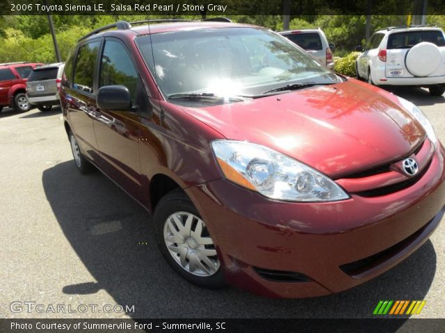 2006 Toyota Sienna LE in Salsa Red Pearl