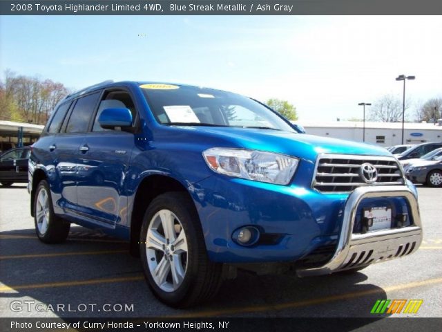 2008 Toyota Highlander Limited 4WD in Blue Streak Metallic
