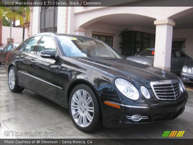 2008 Mercedes-Benz E 350 Sedan in Black