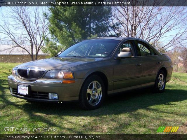 2001 Lincoln LS V8 in Medium Cypress Green Metallic