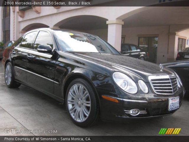 2008 Mercedes-Benz E 350 Sedan in Black