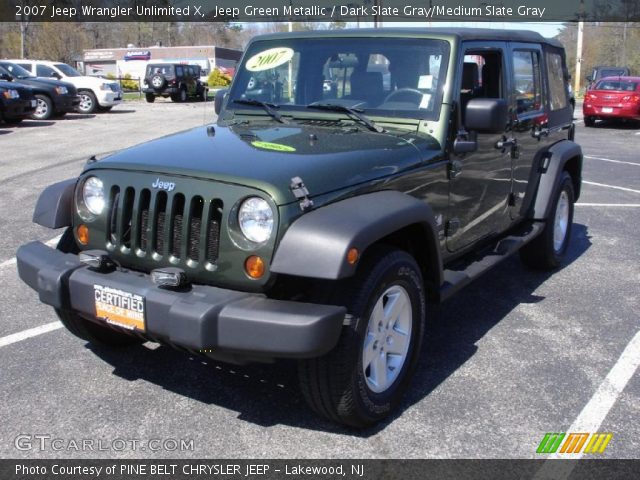 2007 Jeep Wrangler Unlimited X in Jeep Green Metallic