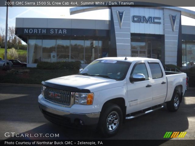2008 GMC Sierra 1500 SL Crew Cab 4x4 in Summit White
