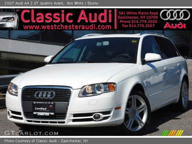 2007 Audi A4 2.0T quattro Avant in Ibis White