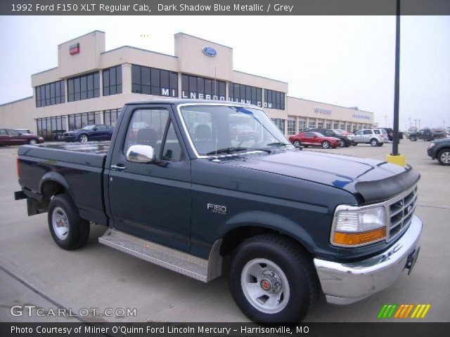 1992 Ford F150 XLT Regular Cab in Dark Shadow Blue Metallic