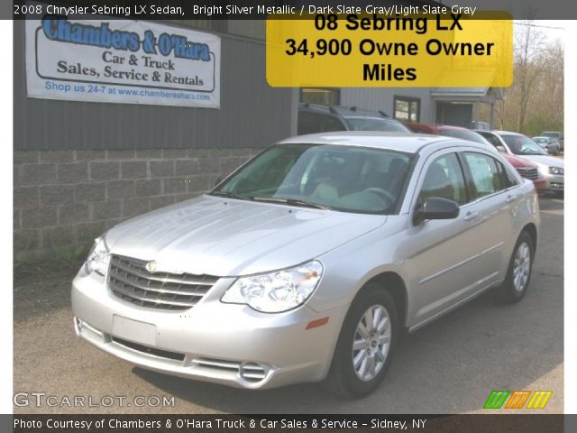 2008 Chrysler Sebring LX Sedan in Bright Silver Metallic