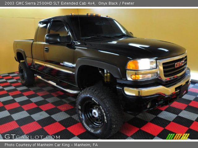 2003 GMC Sierra 2500HD SLT Extended Cab 4x4 in Onyx Black