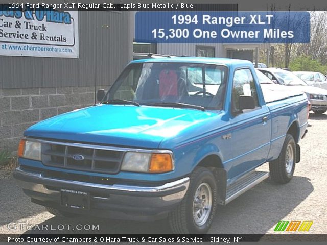 1994 Ford Ranger XLT Regular Cab in Lapis Blue Metallic