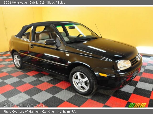 2001 Volkswagen Cabrio GLS in Black