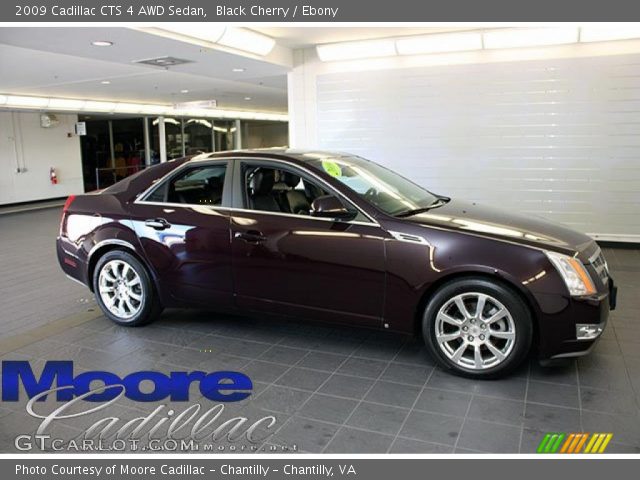 2009 Cadillac CTS 4 AWD Sedan in Black Cherry