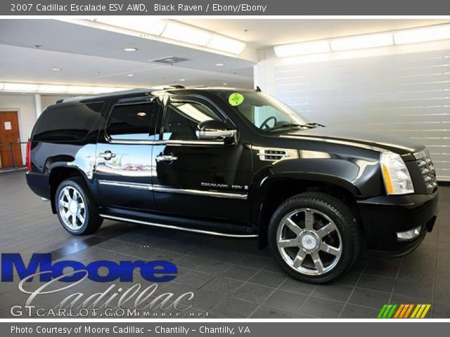 2007 Cadillac Escalade ESV AWD in Black Raven